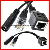 Poe Splitter Cable with Cat5 Female Cable and DC Female Power Cord & Poe Cable