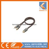 Ke Z1 OFC Audio Cable Y Cable Metal RCA Cable