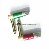6.35mm Mono/Stereo Different Color Connectors for Television/Computer/Audio/Video/Radio/Telephone/Guitar