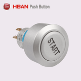 22mm Plastic Illuminated Momentary Push Button Switch for Home Appliance