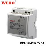 DIN Rail Switching Power Supply 45W 5V 5A DC Power Switching 45 Watt
