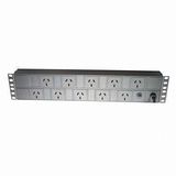 PDU, Australia Plug Socket, 10-Way, 10A, Size 2u