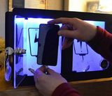 Desktop Chargers Offers 3 Charging Lockers with Light