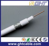 RG6 Cable of Color White for CATV, CCTV or Settelite Systems