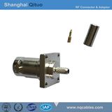 RF Connector BNC Straight Female Jack Flange Crimp (BNC-KF-C-1)