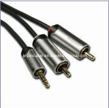 3.5st to 2RCA Cable