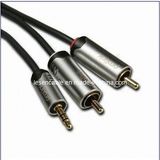 3.5st to 2RCA Cable