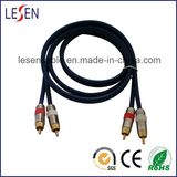 2RCA Cable with Metal Shell