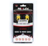 Nylon Net Aluminum Braided M/M 1.4V Flat HDMI Cable (3D, 4K*2K)