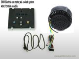 72V 5kw Electric Motorcycle Motor Drive Kit with Controller, Air Cooling