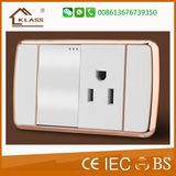 Wenzhou Rocker Switch Factory 1 Gang America Electrical Wall Socket
