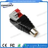 Female CCTV RCA Adapter with Screwless Terminal (RC103)