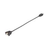 Panel Mount Extension Cable USB B Female to USB a Female (9.3001)
