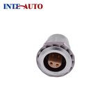 Equivalent Lemo 4 Pins Female Socket with Half-Moon Insulator