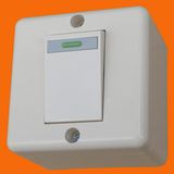 European Style Surface Mounted Wall Residensial Push Button Switch with Fluorescent (S2001)