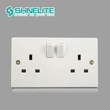13AMP 2 Gang BS 1363 Wall Switch Socket