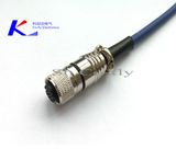 Shielding Metal Cable M12 Straight Circular Connector