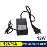 12W OEM Laptop AC Power Adapter External Laptop Battery Charger 12V 1A