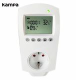 16A Household Programmable Digital Heating Floor Room Thermostat Plug