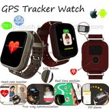 Elderly Colorful Touch Screen Heart Rate GPS Tracker Watch (D28)