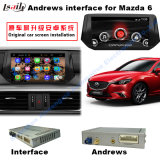 Android 4.4.4 HD 800*480 Quad Core 1.6GHz Nand Flash 16GB for Mazda 6 with Mirror Link, Car Rear Camera