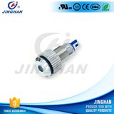 Jh8-LED 8mm with Lamp Indicator Lamp Flat Head Pin Terminal Metal Push Button Switch