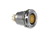 Raymo 00b Series ECG Fixed Socket and Straight Contact for Printed Circuit / 8 Pin Circular PCB Connector