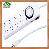 USA 8-Outlet Energy Saving Power Strip Standby Saver