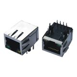 8 Pin Metal Shielded Cat5 RJ45 Female Connector