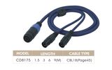 Audio Cable Speaker Microphone Cable Female Speakon to XLR OFC