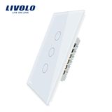 Livolo Switch Smart Glass Panel Wall Outlet Light Switch (VL-C503-11/12)