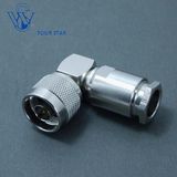 Male Plug Clamp Right Angle RF Coaxial N Connector for 8d-Fb Cable