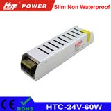 60W 2.5A 24V Slim LED Power Supply with PWM Function