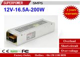 LED Driver 12V 16.5A 200W Strip Power Supply for LED Light Box