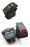 Waterproof 5pin Auto/Marine/Car Dual LED Light Rocker Switch