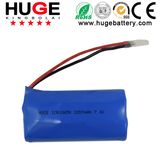High Quality Lithium Battery 7.4V 2200mAh Icr18650