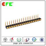 Right Angle Copper Spring Contact Pin Connector for Electronic