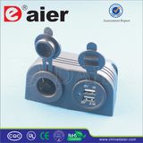 Flush Mount Socket Car Power Socket Mini USB Splitter (DS6-1011-2013)