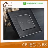 New European Electric Wall Light 2 Gang Touch Switch