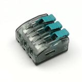 3p Wire Quick Connector Lever-Operated Electrical Terminal for LED Lighting