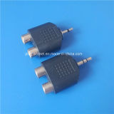 3.5mm/6.3mm Stereo Plug to 2*6.35mm Mono Plug (AV-001)