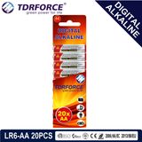 1.5V Digital Alkaline Battery Dry Battery with BSCI (LR6-AA 20PCS)