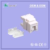 UTP Cat5e 180 Degree Short Type Shutter Keystone Jack