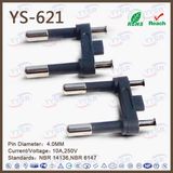 Brazil Power Cord 10AMP Plug