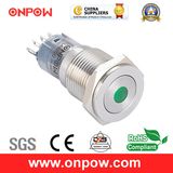 Onpow 16mm Metal Push Button Switch (LAS2GQPF-11D/R/12V/S, CE, CCC, RoHS)
