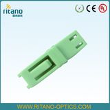 LC/APC Sm Simplex Plastic Fiber Optic Adapter