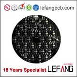 Double Sided Lf-HASL LED Lighting PCB Board with Black Solder