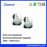 High Stability 33UF 25V Chip Aluminum Electrolytic Capacitor