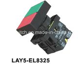 Lay5-EL8425 Marked IP40 Without Pilot Light Double Pushbutton Switch