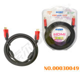 Suoer 1.8m Double Loop HDMI to HDMI Cable Braided Wire HDMI Cable (AV-HD02-5M-Braided-Double Loop)